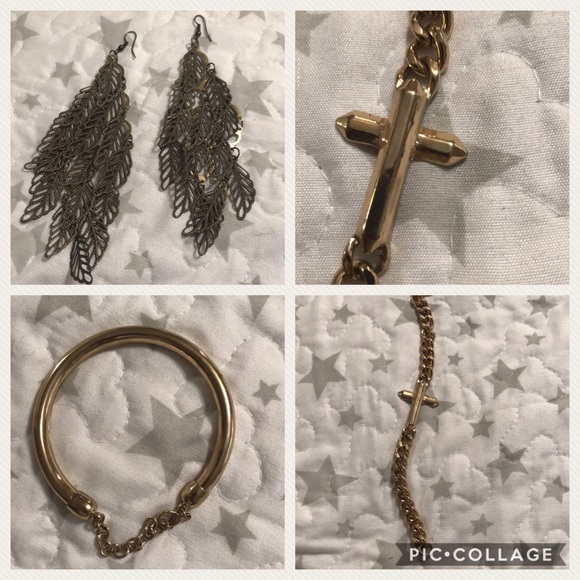 Jewelry - 🖤 FINAL PRICE 🖤 ✨BRACELET & EARRING BUNDLE